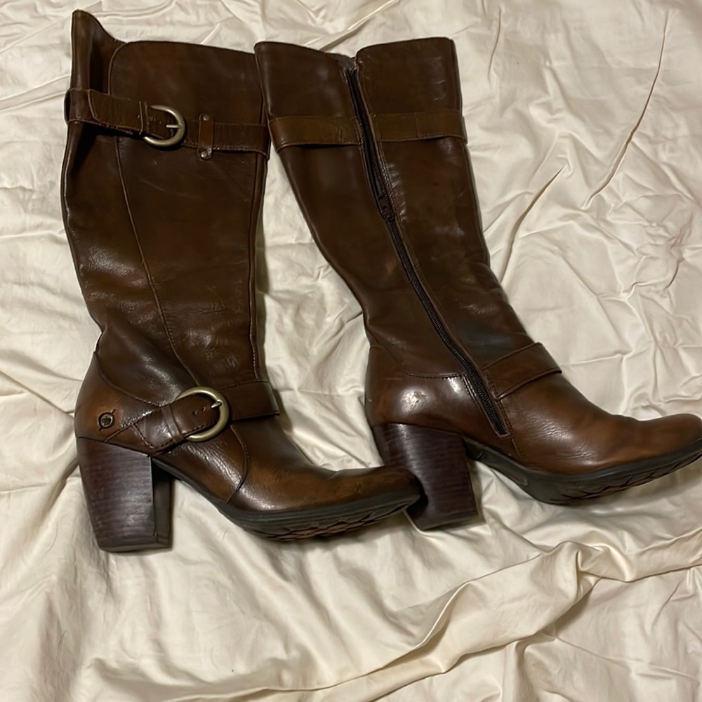 Born Heeled Leather boots